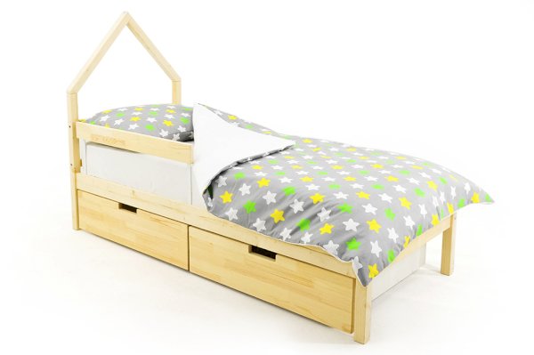 Детская кровать-домик мини Svogen цвет натура (Бельмарко)